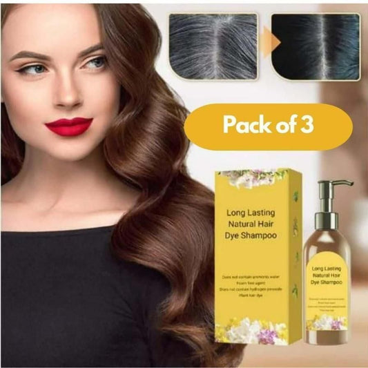 Natural Hair Dye Shampoo Buy of 3	Natural Hair Dye Shampoo Buy of 3